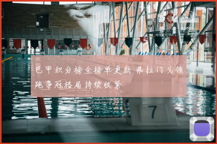 巴甲积分榜全榜单更新 弗拉门戈领跑争冠格局持续收紧